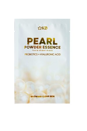 KB Pearl Powder Essence Face Sheet Mask with Probiotics and Hyaluronic Acid