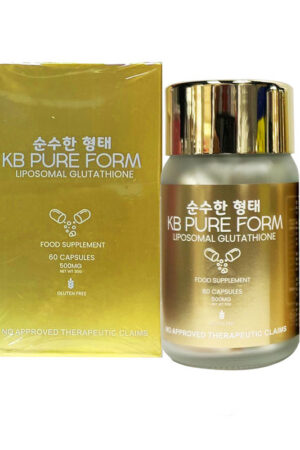KB Pure Form Masshiro Glutathione® (Liposomal Glutathione) 60 Capsules 500mg