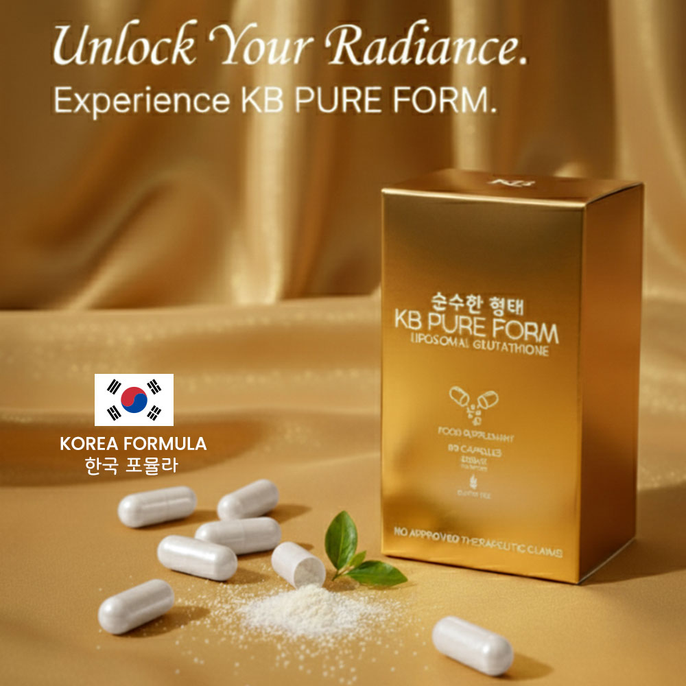 KB Pure Form Masshiro Glutathione® (Liposomal Glutathione) 60 Capsules 500mg